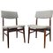 Vintage Danish Dining Chairs in Gray 1970s, Set of 2, Image 1