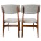 Vintage Danish Dining Chairs in Gray 1970s, Set of 2, Image 6