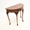 Antique Burr Walnut Console Side Table, 1890 3