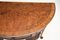 Antique Burr Walnut Console Side Table, 1890 7