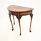 Antique Burr Walnut Console Side Table, 1890 4