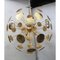 Water-Lily Brass Sputnik Sphere Chandelier by Simoeng 2