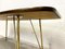 Tavolino da caffè in filigrana con gambe in ottone, anni '50, Immagine 6