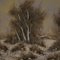 Artiste Italien, Winter Landscape, 1970, Huile sur Toile, Encadrée 6