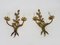 Wall Lights with Foliage Decoration from Maison Baguès, 1960s, Set of 2 8
