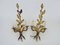 Wall Lights with Foliage Decoration from Maison Baguès, 1960s, Set of 2 9