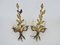 Wall Lights with Foliage Decoration from Maison Baguès, 1960s, Set of 2, Image 9