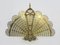 Fan-Shaped Chimney Fire Screen in Gilded Bronze, 19th Century 8