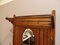 Antique Oak Standing Coat Rack, 1890s, Image 4