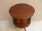 Vintage Round Revolving Bookcase, 1930s, Image 10