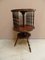 Vintage Round Revolving Bookcase, 1930s 2