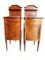 Antique Modern Nightstands with Marble Top, Set of 2 1