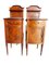 Antique Modern Nightstands with Marble Top, Set of 2, Image 1