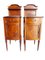 Antique Modern Nightstands with Marble Top, Set of 2 3