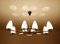 Lampada a sospensione grande Mid-Century di Arlus, Francia, anni '60, Immagine 18