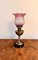 Antique Arts and Crafts Brass and Copper Oil Table Lamp, 1900s, Image 7
