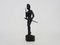 Malagasy School Art Deco Wooden Statuette with 2 Spears by F. Raydaly, Madagascar 4