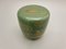 Vintage Japanese Netsuke Matcha Container with Maki-E Lacquer in Sage Green, 1960s 1