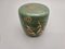 Vintage Japanese Netsuke Matcha Container with Maki-E Lacquer in Sage Green, 1960s, Image 5