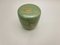 Vintage Japanese Netsuke Matcha Container with Maki-E Lacquer in Sage Green, 1960s 4
