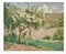 Arthur Morard, Paisaje primaveral, óleo sobre lienzo, años 20, Imagen 1