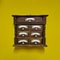 French Wooden Spice Cabinet 1