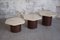 Gigogne Travertine Coffee Tables, 1960s, Set of 3 5