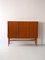 Credenza alta in teak con ante a battente, Svezia, anni '60, Immagine 1