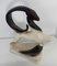 Large Art Deco Style Brown and White Ceramic Ram from Royal Haeger, 1960s 4