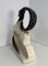 Large Art Deco Style Brown and White Ceramic Ram from Royal Haeger, 1960s, Image 8