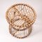 Rattan Pouf von Franco Albini 5