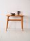 Vintage Birch Coffee Table with Magazine Rack, 1960s 2