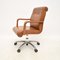 Vintage Italian Leather Swivel Desk Chair by Poltrona Frau, 2000 4