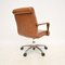 Vintage Italian Leather Swivel Desk Chair by Poltrona Frau, 2000, Image 5