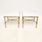 Vintage French Brass and Marble Side Tables, 1960, Set of 2, Image 3
