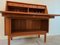 Mid-Century Teak Secretary with Tambour Door from Bernhard Pedersen & Son, Denmark, 1960s, Image 2