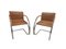 M20 Tubular Cantilever Armchairs in Woven Rattan by Mies Van Der Rohe for Knoll, 1960s, Set of 2 1