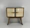 Italian Art Deco Parchment, Maple & Mirror Bar Cabinet by Paolo Buffa, 1940s, Image 3