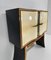 Italian Art Deco Parchment, Maple & Mirror Bar Cabinet by Paolo Buffa, 1940s, Image 7