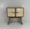 Italian Art Deco Parchment, Maple & Mirror Bar Cabinet by Paolo Buffa, 1940s, Image 2