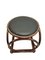 Vienna Secession / Art Nouveau Ottoman in Circular Bentwood with Leather Seat attributed to Thonet, Austria, 1900s 2