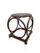 Vienna Secession / Art Nouveau Ottoman in Circular Bentwood with Leather Seat attributed to Thonet, Austria, 1900s, Image 3