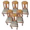 Vintage Art Deco Chair, 1920s, Set of 6 1