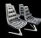 Chaises Pivotantes Chromecraft, 1966, Set de 4 4