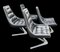 Chaises Pivotantes Chromecraft, 1966, Set de 4 5