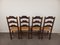 Vintage Brutalist Straw Chairs, 1920s, Set of 4 24