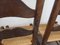 Sedie brutaliste vintage di paglia, anni '20, set di 4, Immagine 16