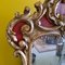 Espejo francés estilo Luis XV de madera dorada, de finales del siglo XIX, Imagen 3