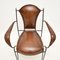 Vintage French Iron and Leather Armchair, 1960, Image 3