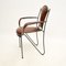 Vintage French Iron and Leather Armchair, 1960 5